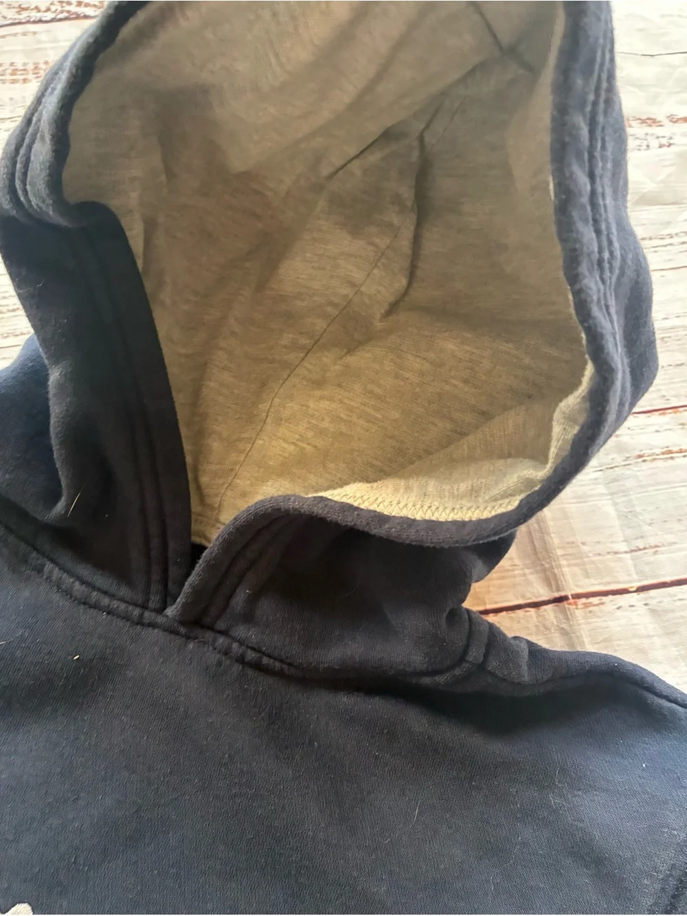Champion Navy Blue Boy’s Hoodie with Script Logo Size Large 10/12